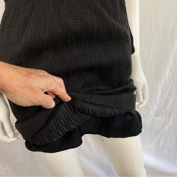 BCBGenerations Bustle Back Black Cocktail Dress - Picture 6 of 10